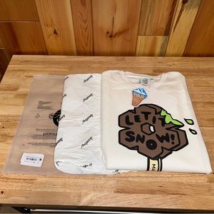 NEW Men’s Snow Day x Japanese Streetwear Matcha Fresh Crewneck Sweatshirt NWT